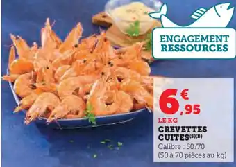 U Express Crevettes cuites offre