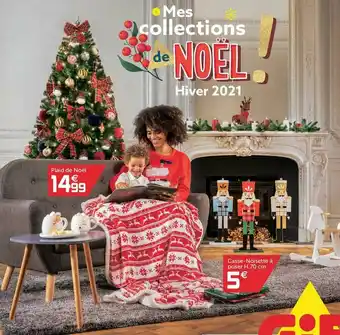 Gifi Plaid De Noël, Casse Noisette à Poser H. 70 Cm offre