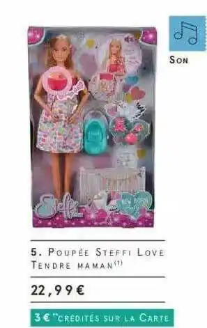 Poupée Steffi Love Tendre Maman