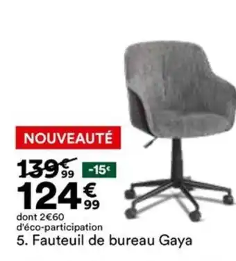 BUT Fauteuil de bureau Gaya offre