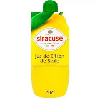 Carrefour SIRACUSE PRESTO Jus de citron offre