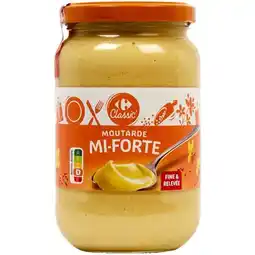 Carrefour CARREFOUR CLASSIC' Moutarde Mi-Forte offre