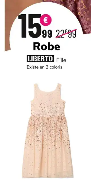 La Halle LIBERTO Robe offre