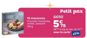 Picard Picard 16 macarons offre