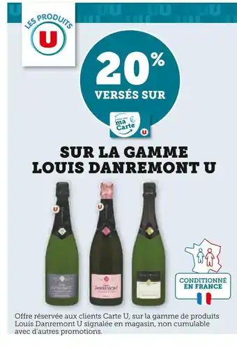 U Express Louis Danremont U Gamme Louis Danremont U offre