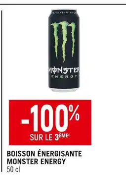 Spar Monster Energy -100% sur le 3ème sur la boisson énergisante Monster Energy offre