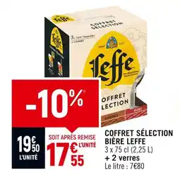 Spar LEFFE Coffret Sélection Bière Leffe offre