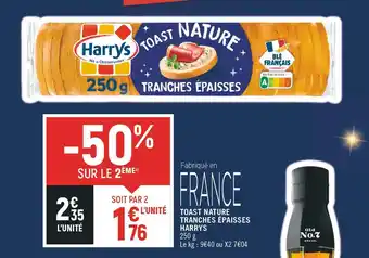 Petit Casino HARRY'S Toast Nature Tranches Épaisses offre