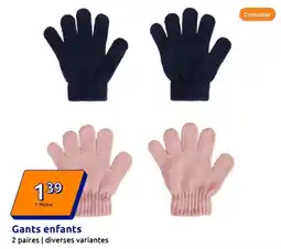 Action Gants enfants offre