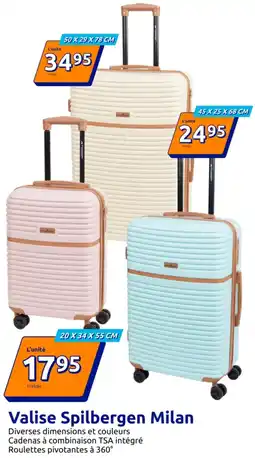 Action Valise Spilbergen Milan offre