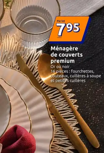 Action Ménagère de couverts premium offre