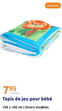 Action Tapis de jeu pour bébé offre