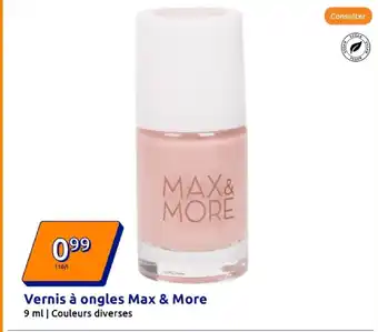 Action MAX & MORE Vernis à ongles offre