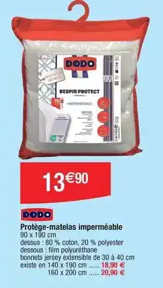 Migros Dodo - protège-matelas imperméable offre