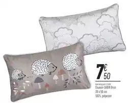 Migros Coussin gabin brun offre