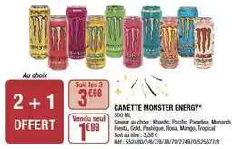 La Foir'Fouille Monster - energy offre