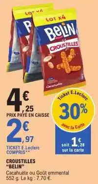 E.Leclerc Pommes grenailles surgelées offre
