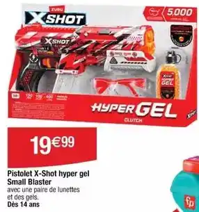 Cora Zuru - pistolet x-shot hyper gel small blaster offre