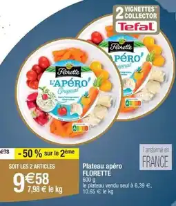 Cora Florette - plateau apéro offre