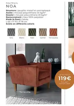 Netto Chair et pattes de crabe offre