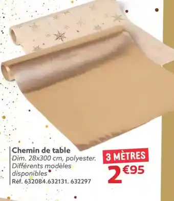 Gifi Chemin de table offre