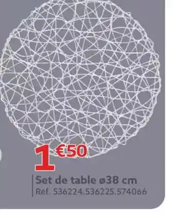 Gifi Set de table offre