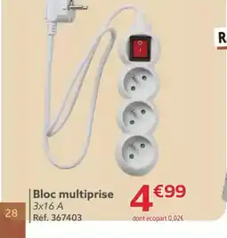 Gifi Bloc multiprise offre