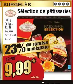 Norma Sélection de pâtisseries offre