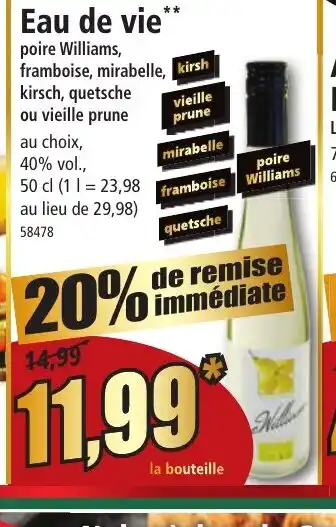 Norma Eau de vie offre