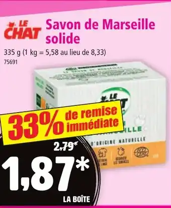 Norma LE CHAT Savon de Marseille solide offre