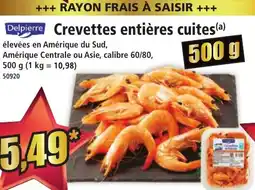 Norma DELPIERRE Crevettes entières cuites offre