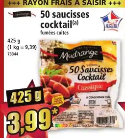 Norma 50 saucisses cocktail offre