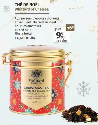 Whittard of chelsea thé de noël