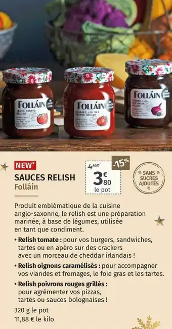 Folláin sauces relish