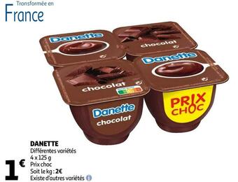 Auchan Danone danette offre