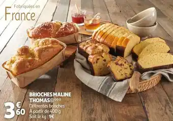 Brioches maline thomas