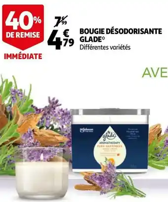 Auchan Glade bougie désodorisante* offre