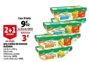 Blédina bols idées de maman