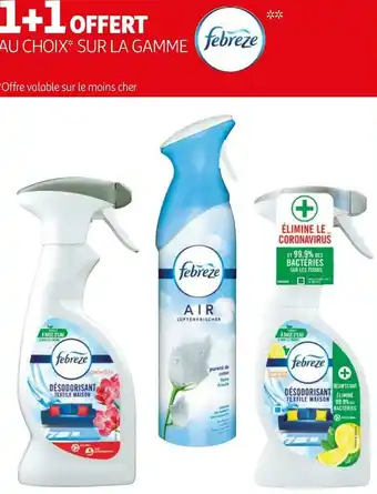 Auchan Febreze bon plan sur la gamme febreze offre