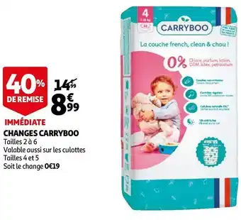 Carry boo changes
