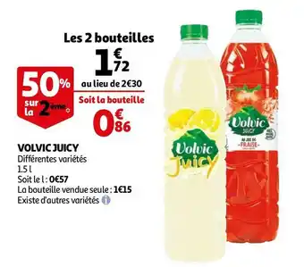 Auchan Volvic volvic juicy offre