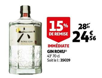 Auchan Roku gin offre