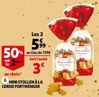 Fortwenger mini stollen à la cerise