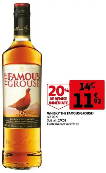 Auchan The famous grouse whisky offre