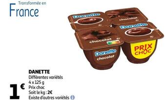 Auchan Danone danette offre