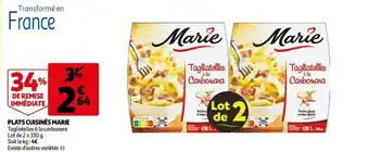 Marie plats cuisinés