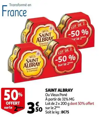 Auchan Saint albray saint albray offre