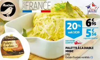 Auchan Mmm! palette à la diable offre