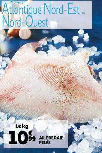 Auchan Aile de raie pelée offre