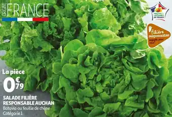 Auchan Auchan salade filière responsable auchan offre